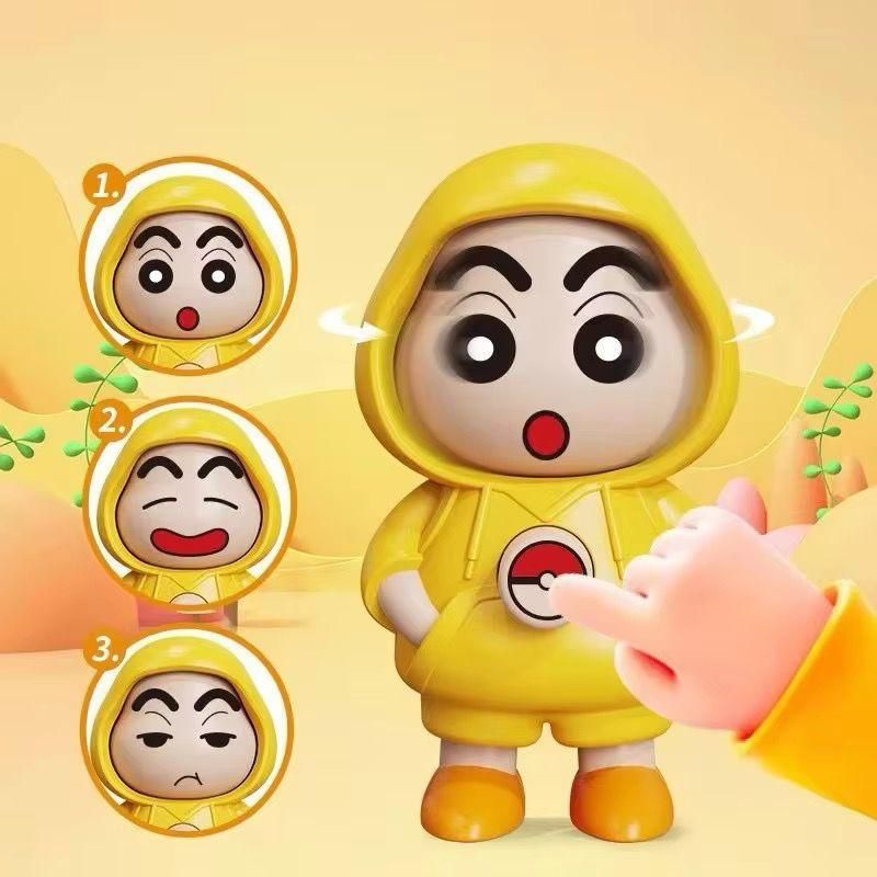 MustGrab™ Shinchan Face Changing Keychain(Pack of 2)