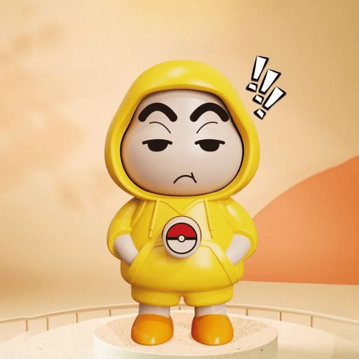MustGrab™ Shinchan Face Changing Keychain(Pack of 2)