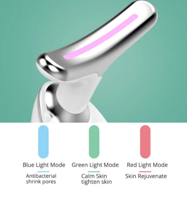 EMS RED LIGHT THERAPY FACE NECK LIFT WRINKLE REMOVER TIGHTEN MASSAGER
