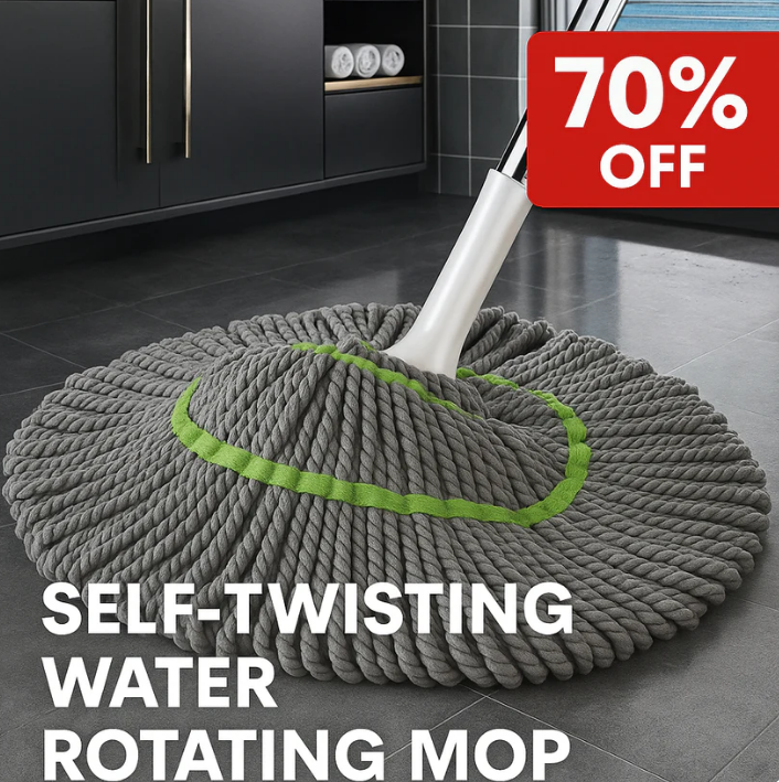 Self-twisting Water Rotating Mop