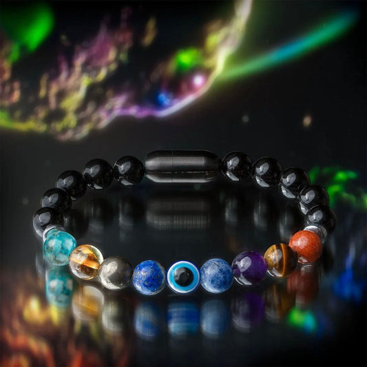 Super 9 Chakra Natural Stone Bracelet