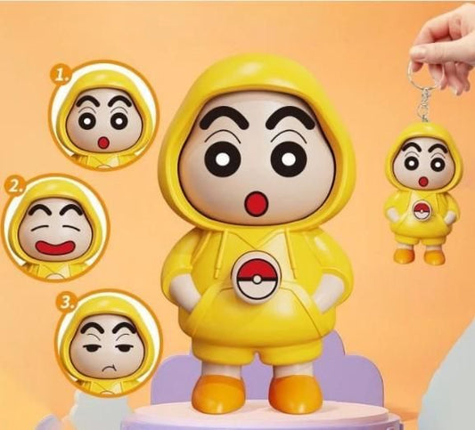 MustGrab™ Shinchan Face Changing Keychain(Pack of 2)